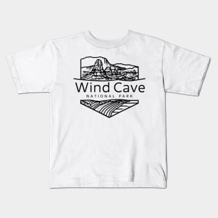 Wind Cave National Park, South Dakota Kids T-Shirt